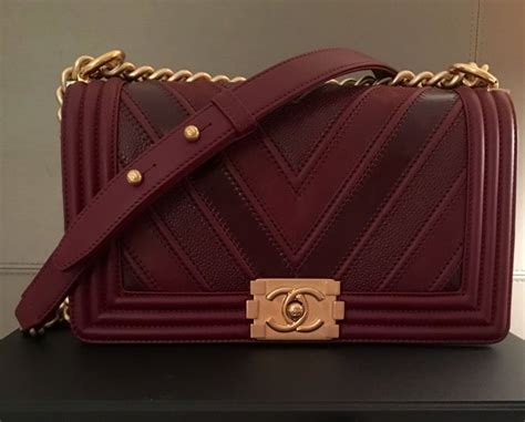 chanel bordeaux boy bag|Chanel bags for boys.